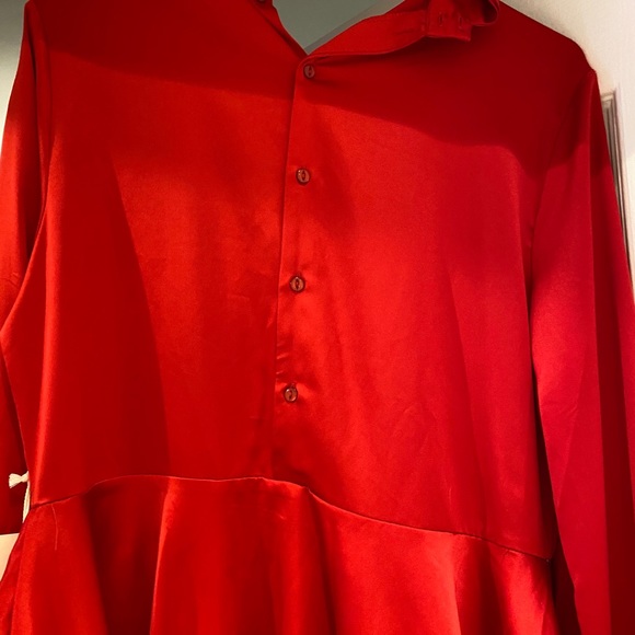 Nanette Lepore peplum red top - Picture 6 of 6